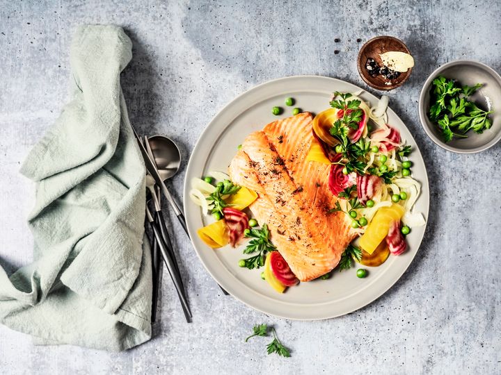 Salmon is a fatty fish rich in omega-3 fatty acids.