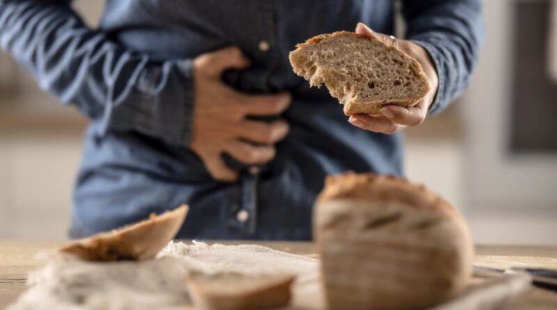 A woman cannot eat bread and grain products